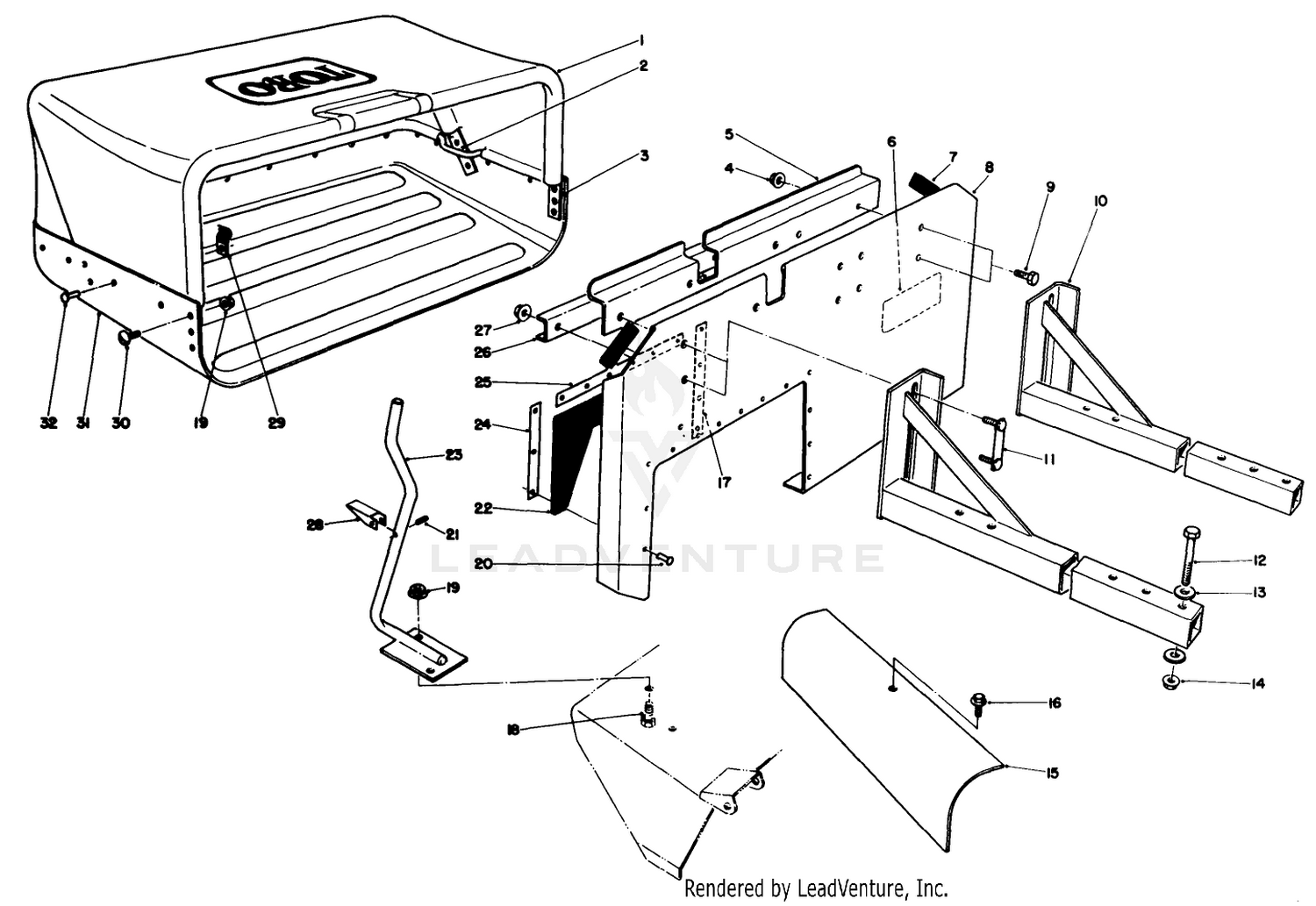 44"  52" Bagging Kit Assembly