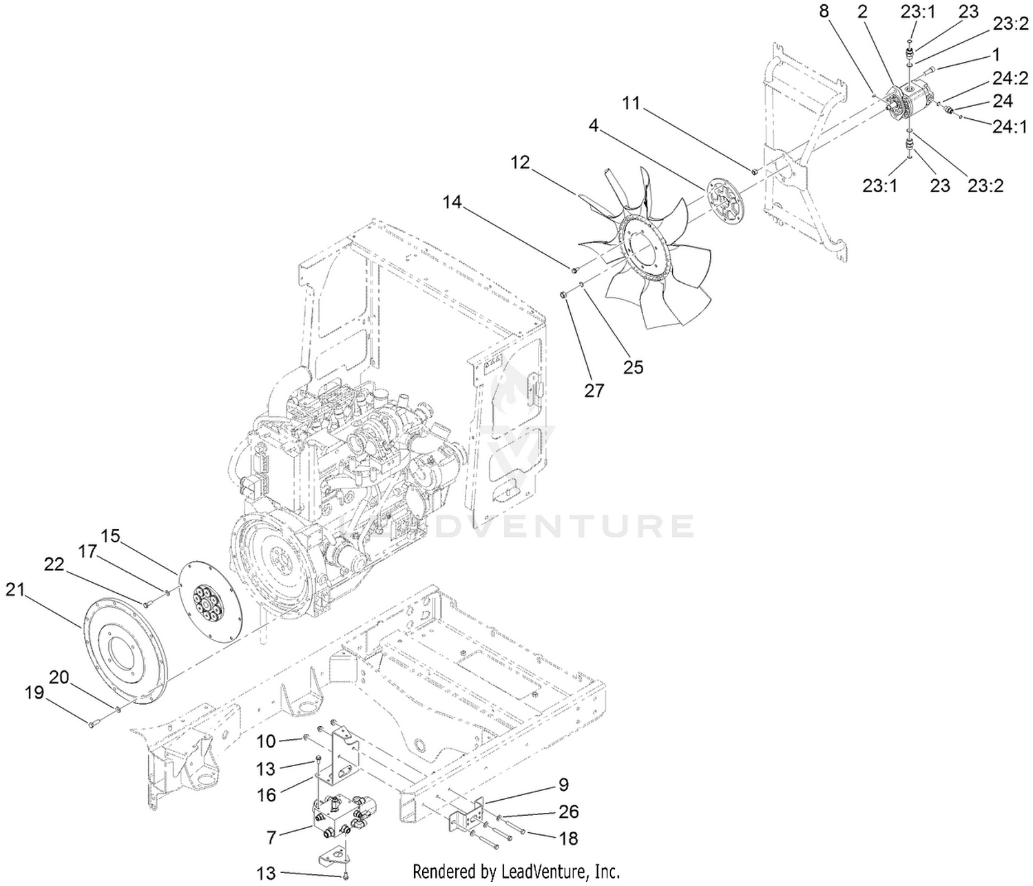 Fan and Coupling Assembly