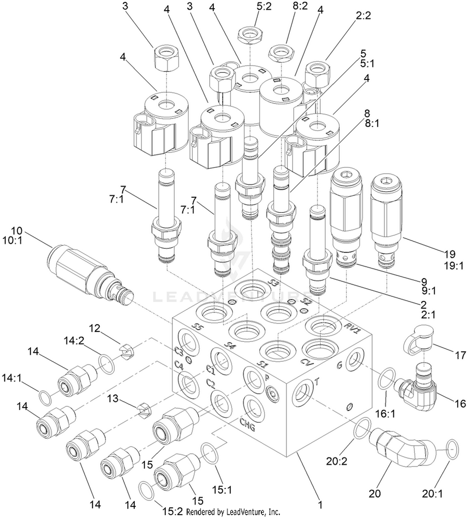 Lift Manifold Assembly No. 130-1669