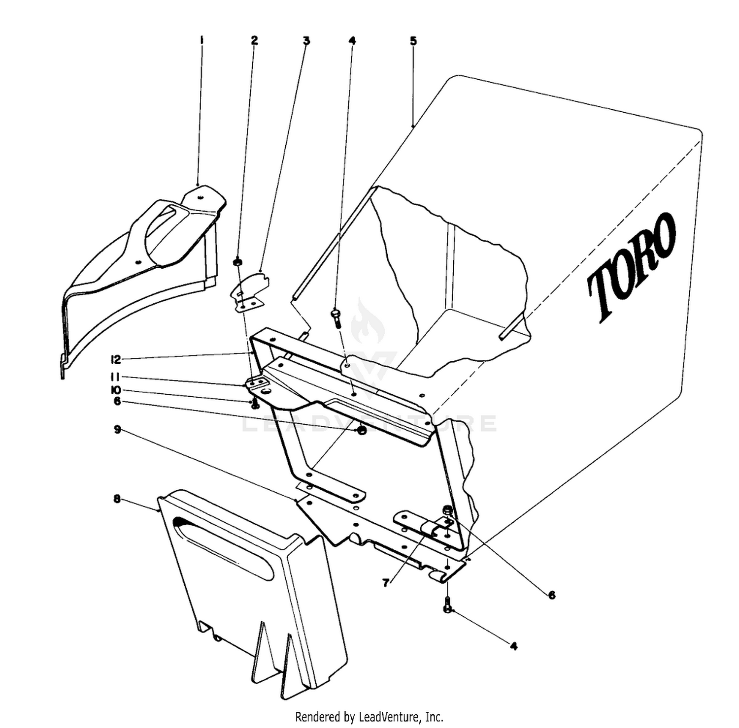 Grass Bag Assembly