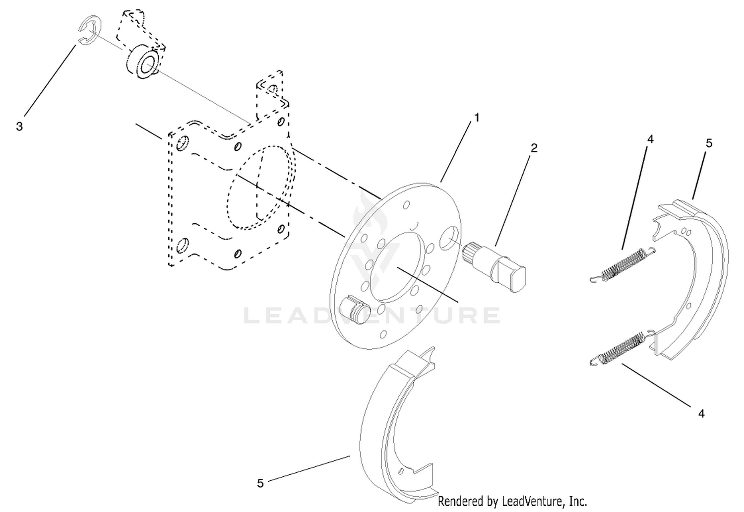 Brake Assembly No. 104-7705