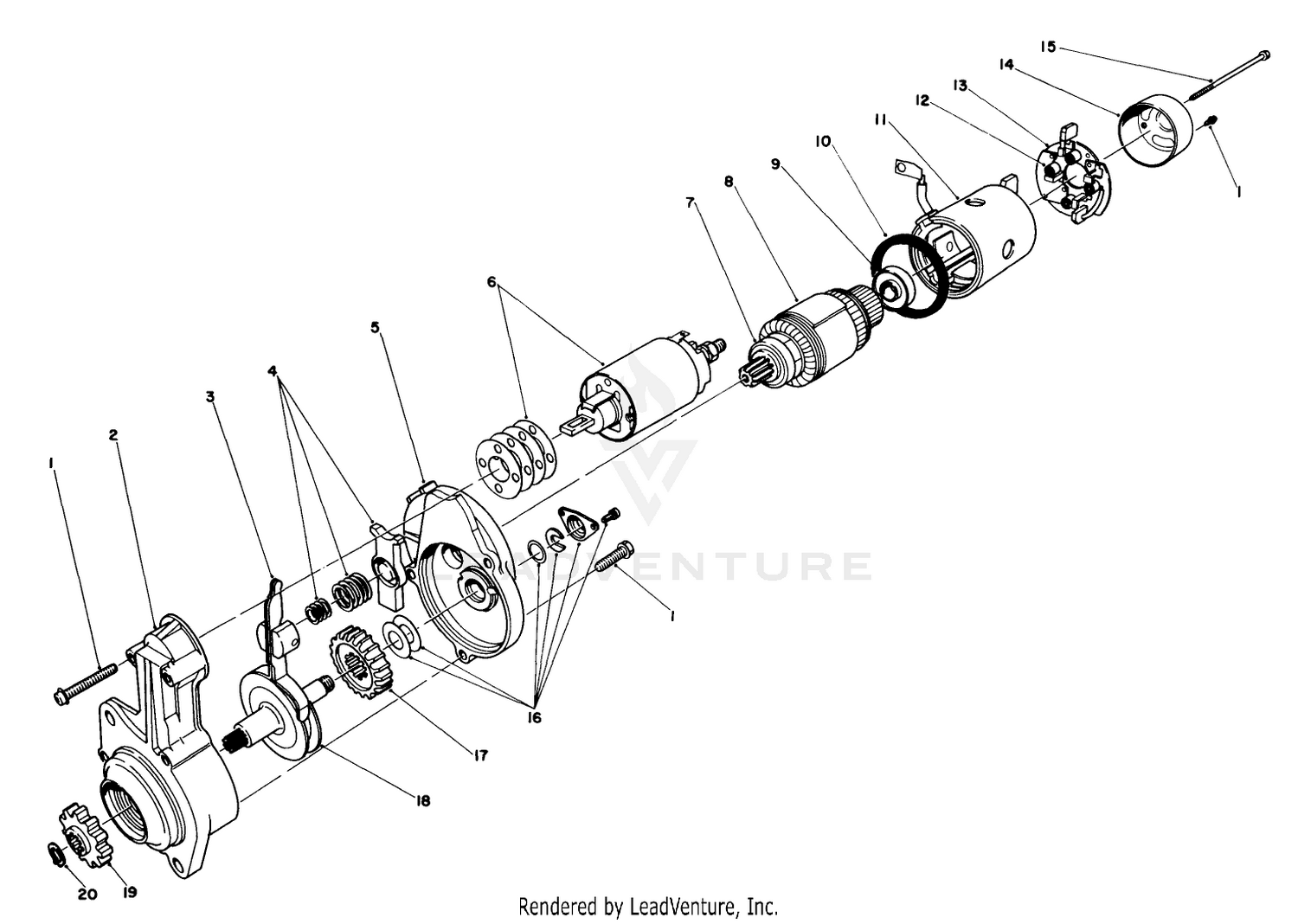 Starter Assembly No. 46-7610