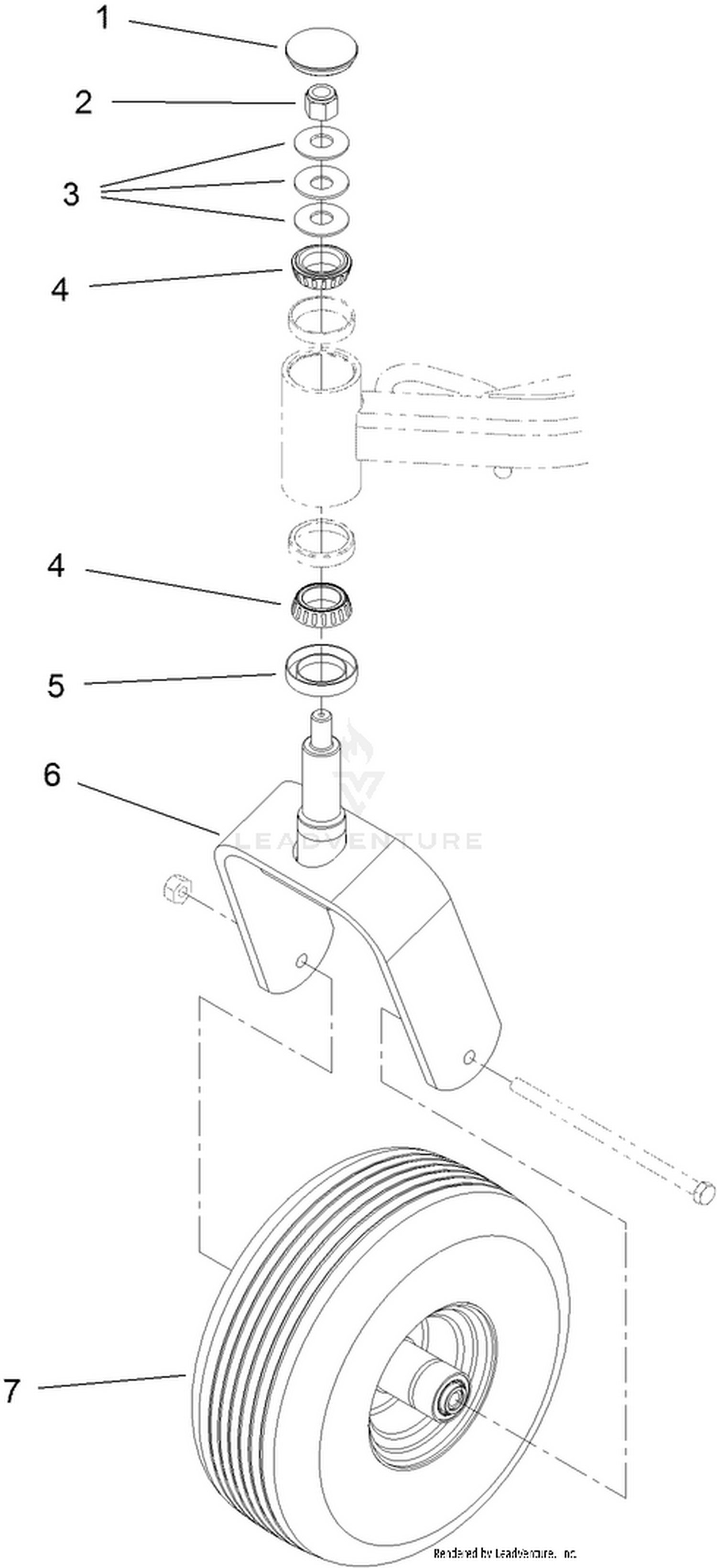 Caster Wheel Assembly