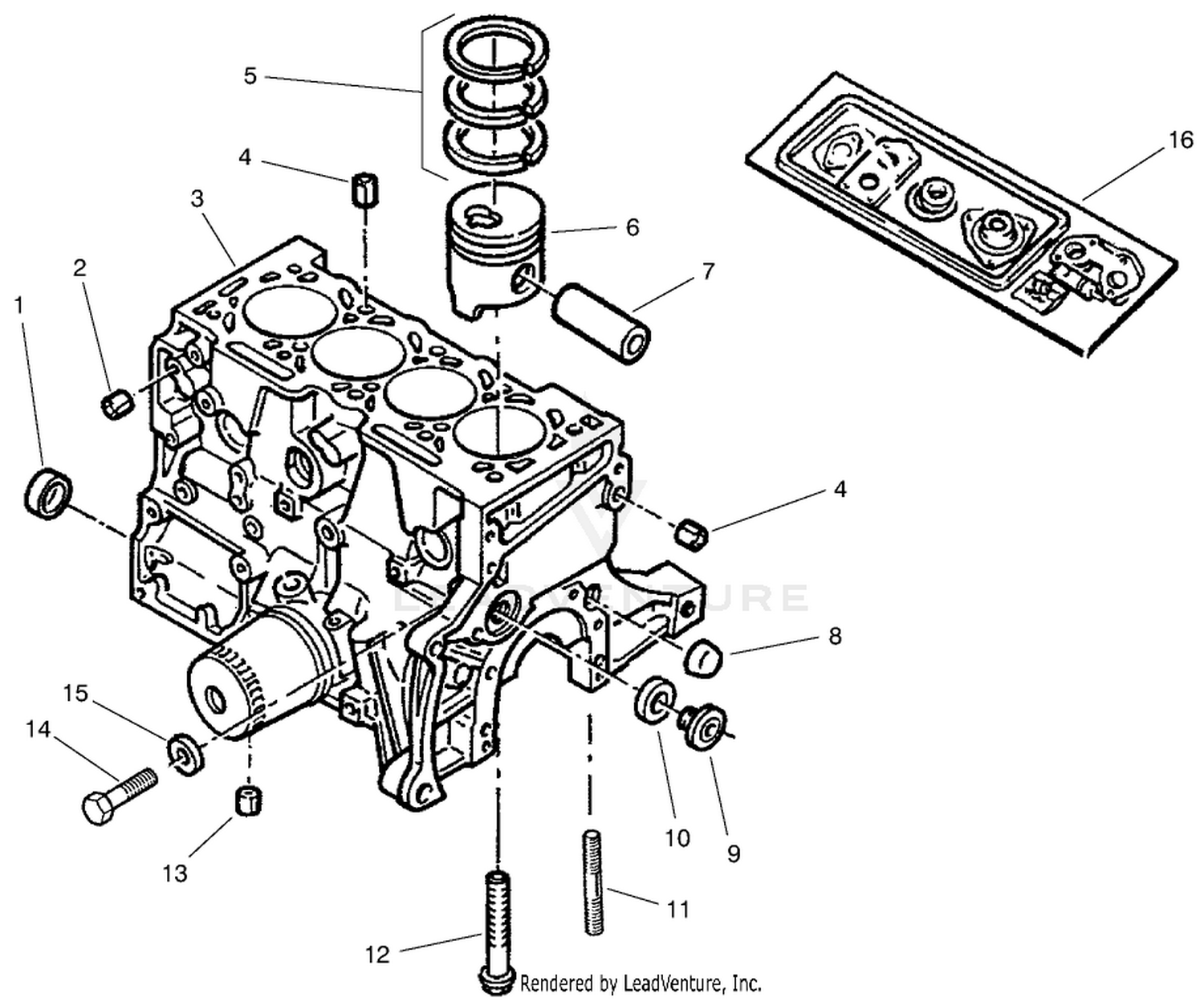 Cylinder Block Assembly