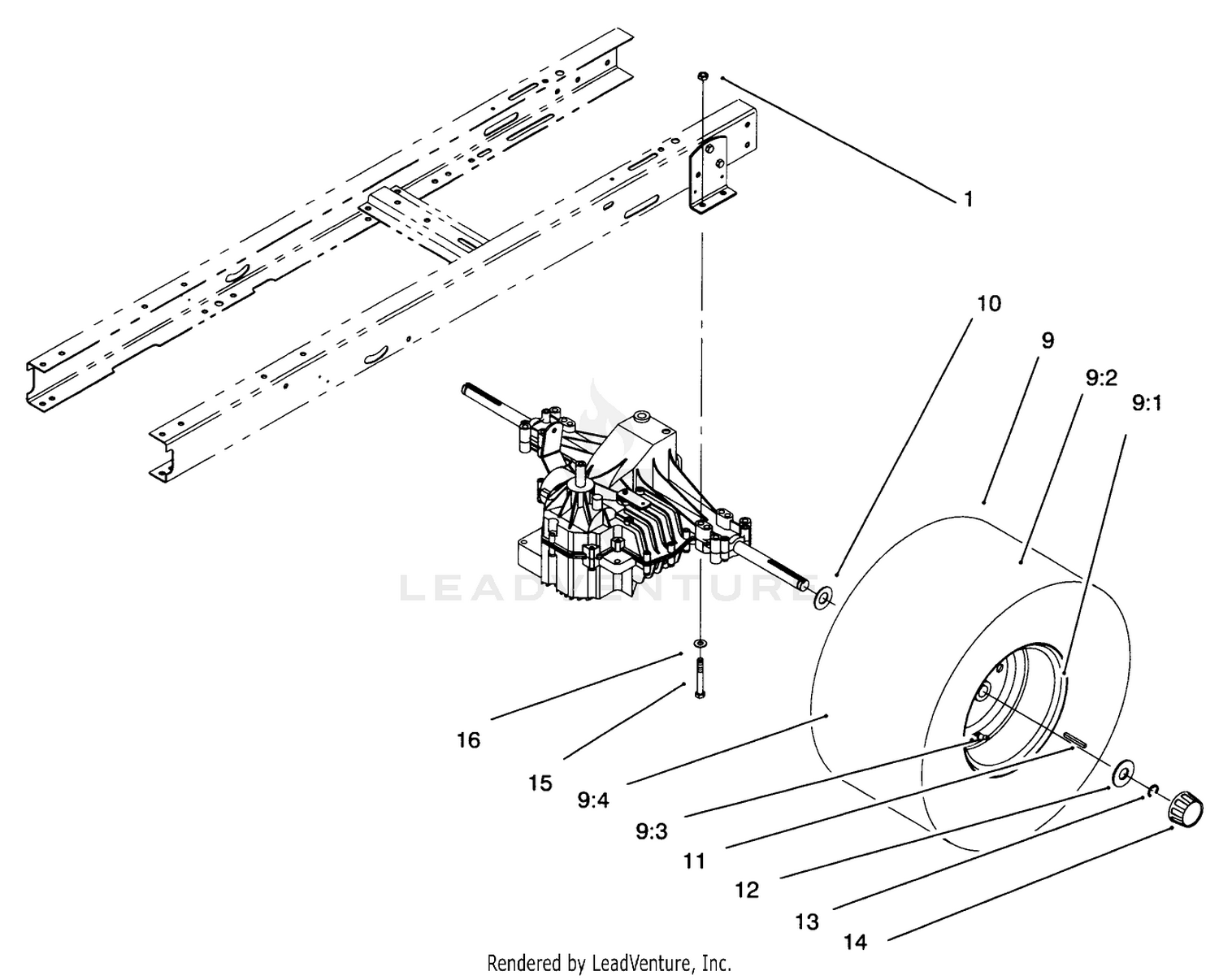 Rear Wheel Assembly