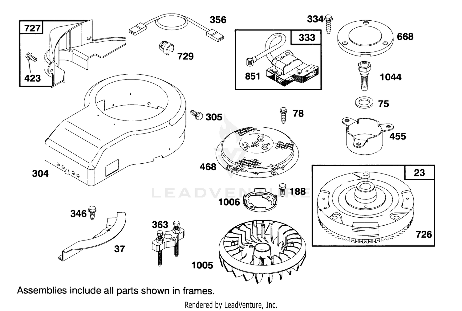 Engine Briggs  Stratton Model 28m707-0122-01 6