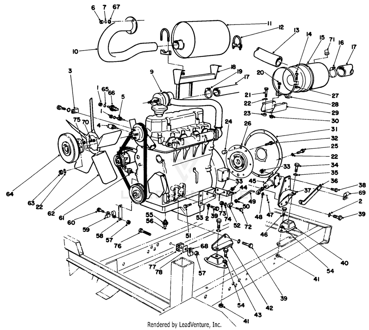 Engine Installation Assembly