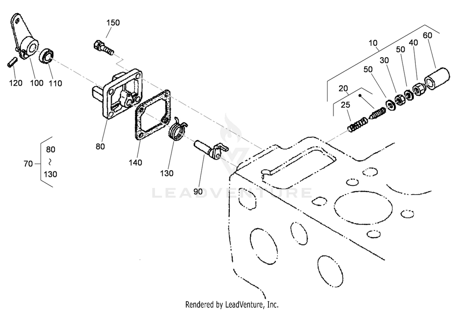 Engine Stop Lever Assembly