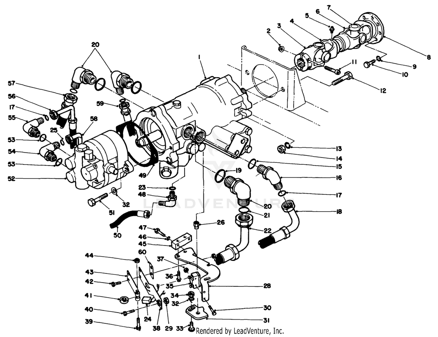 Variable Displacement Pump Installation (cont.)