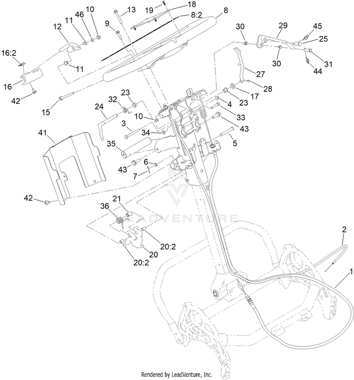 Upper Handle Assembly