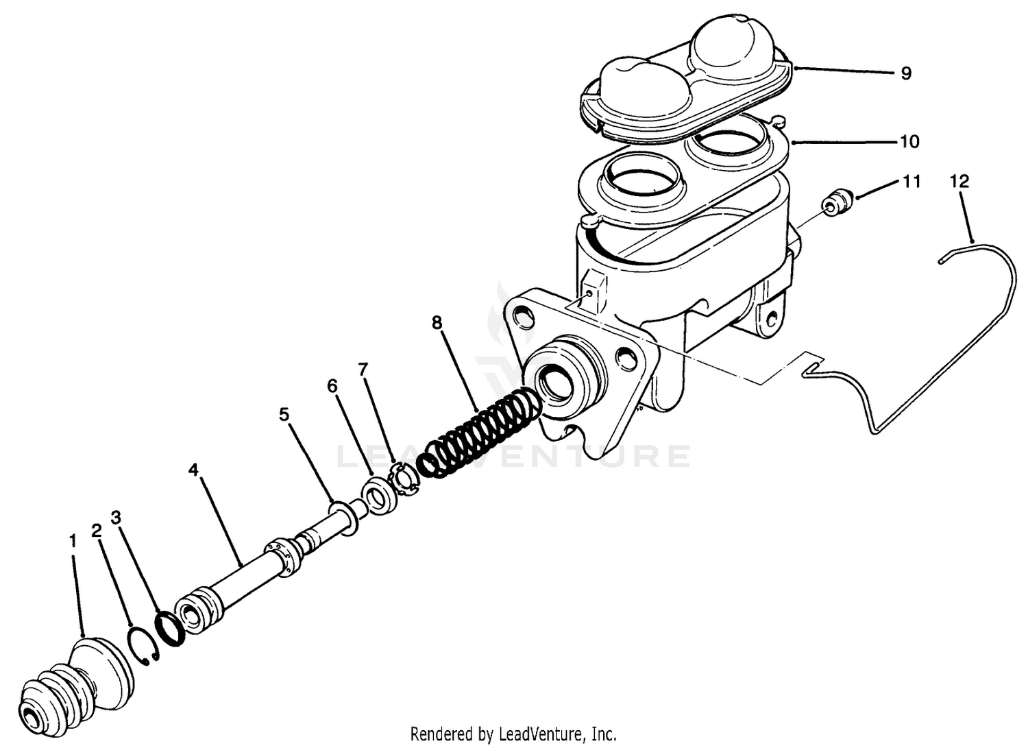 Brake System Master Cylinder N0. 69-2640