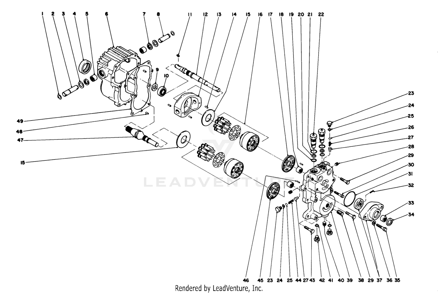TRANSMISSION ASSEMBLY NO. 49-7910