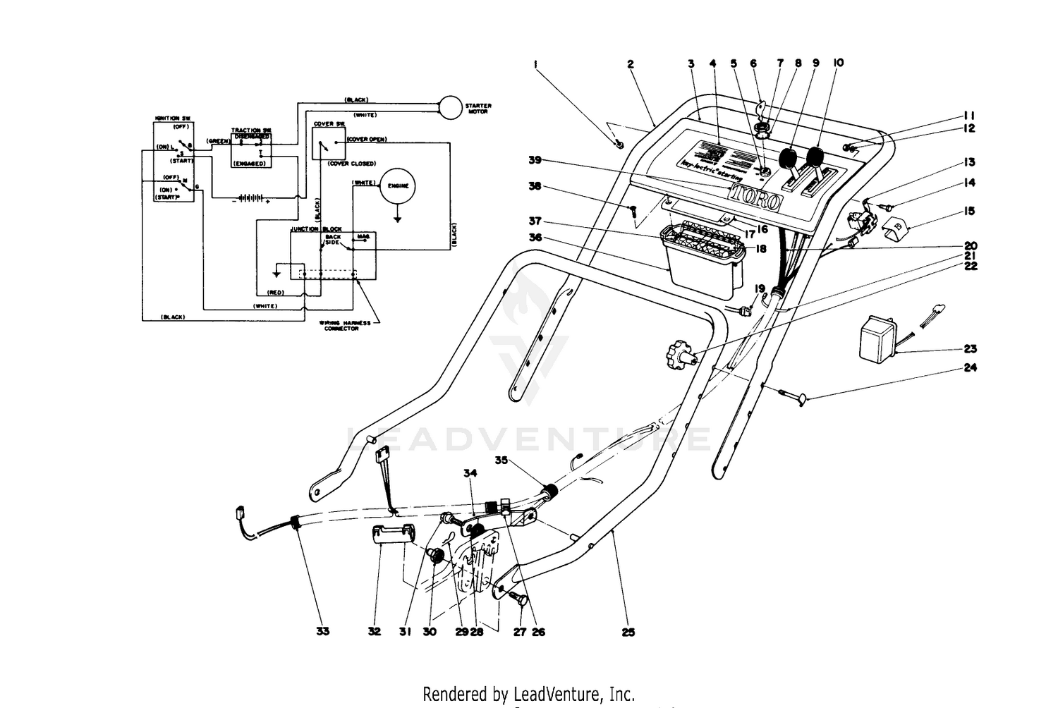 Handle Assembly (model No. 20644 And 20657)
