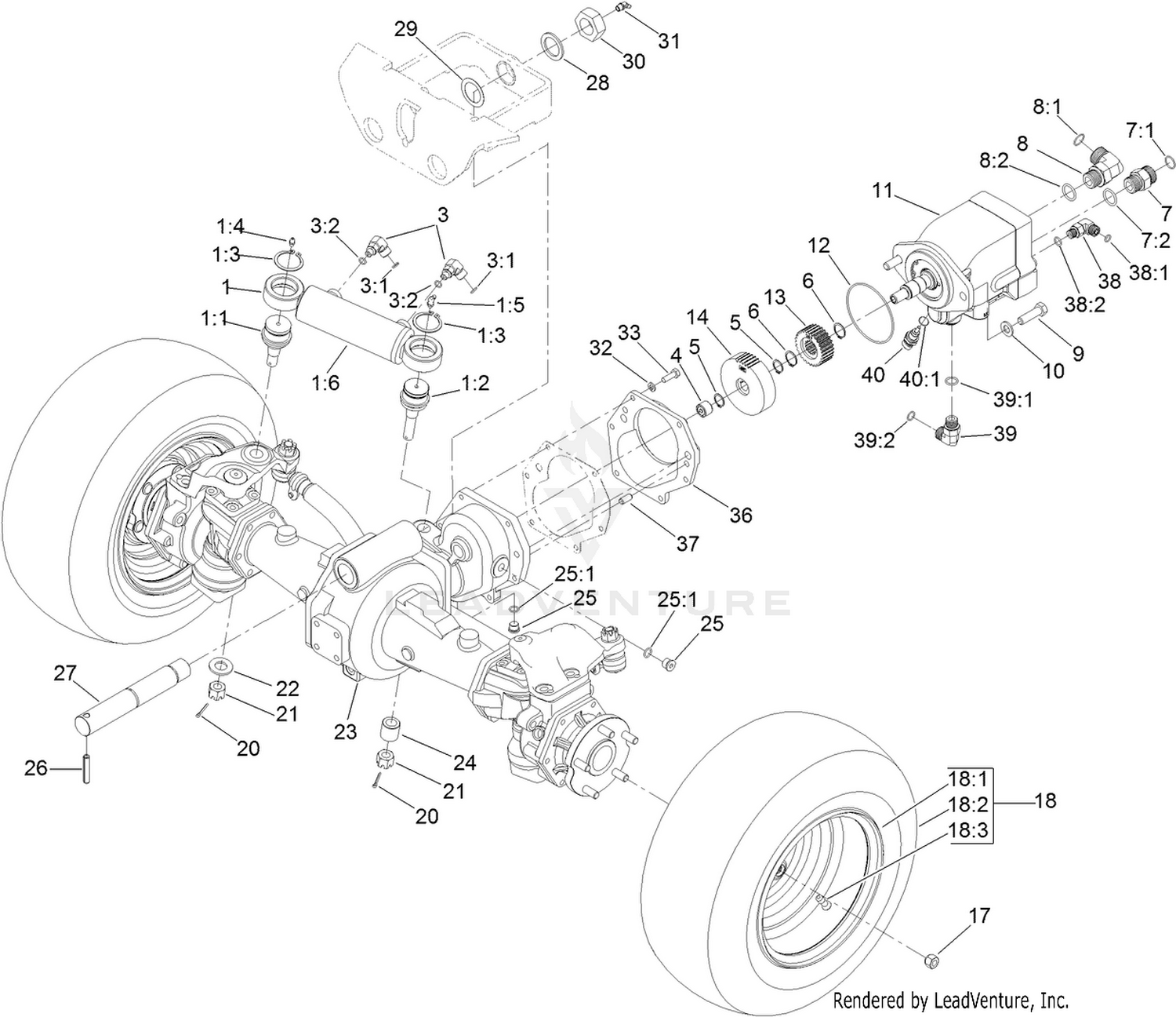 Rear Axle Assembly