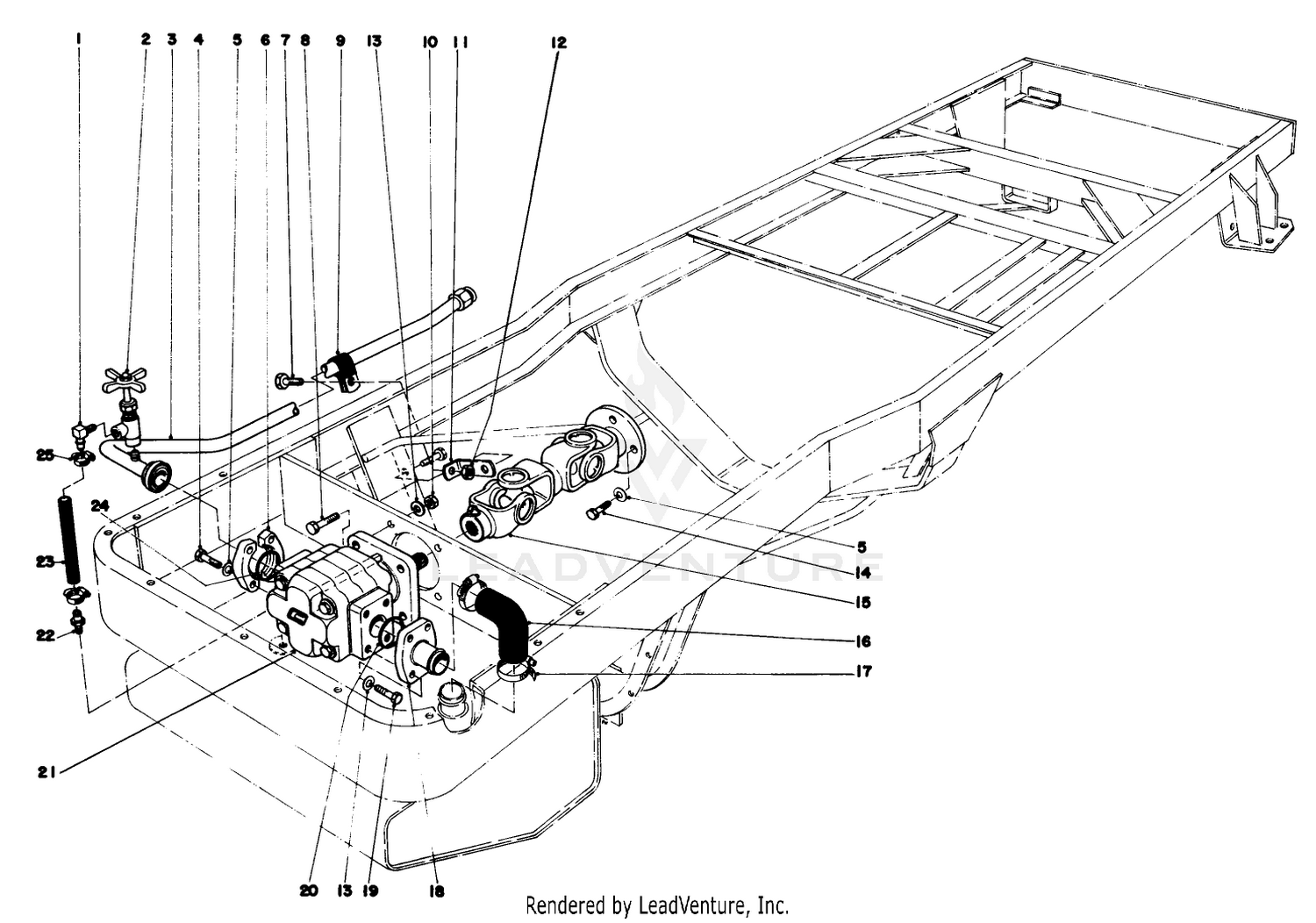 Hydraulic Pump And Universal Drive Assembly