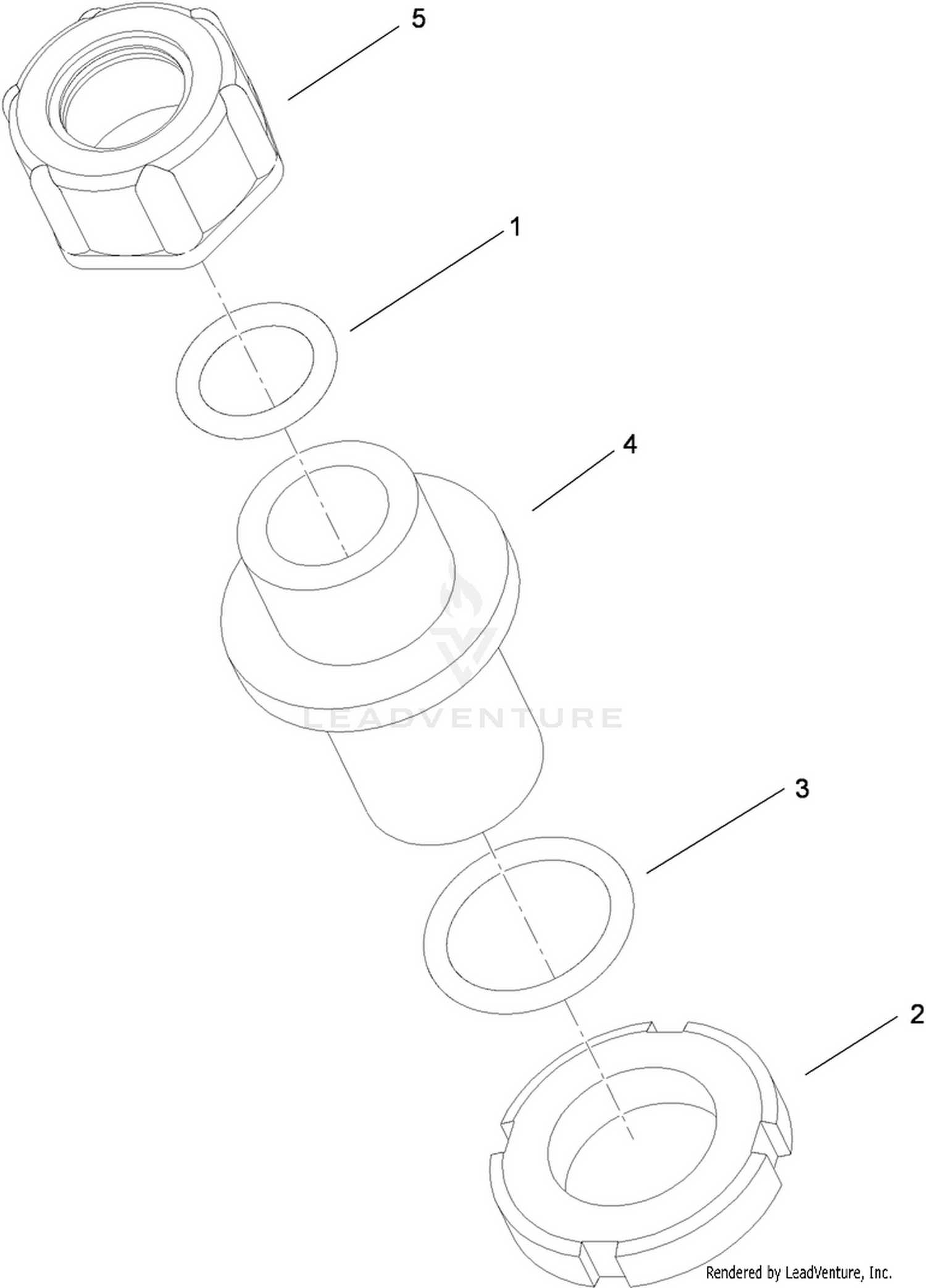 Upper Tank Drain Bulkhead Assembly