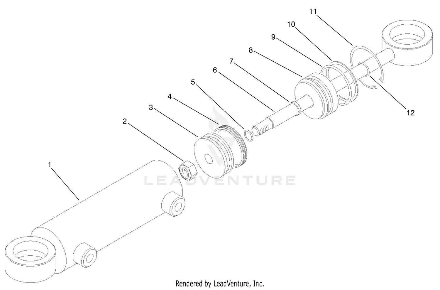 Hydraulic Cylinder No. 94-8141 (model No. 30455 Only)