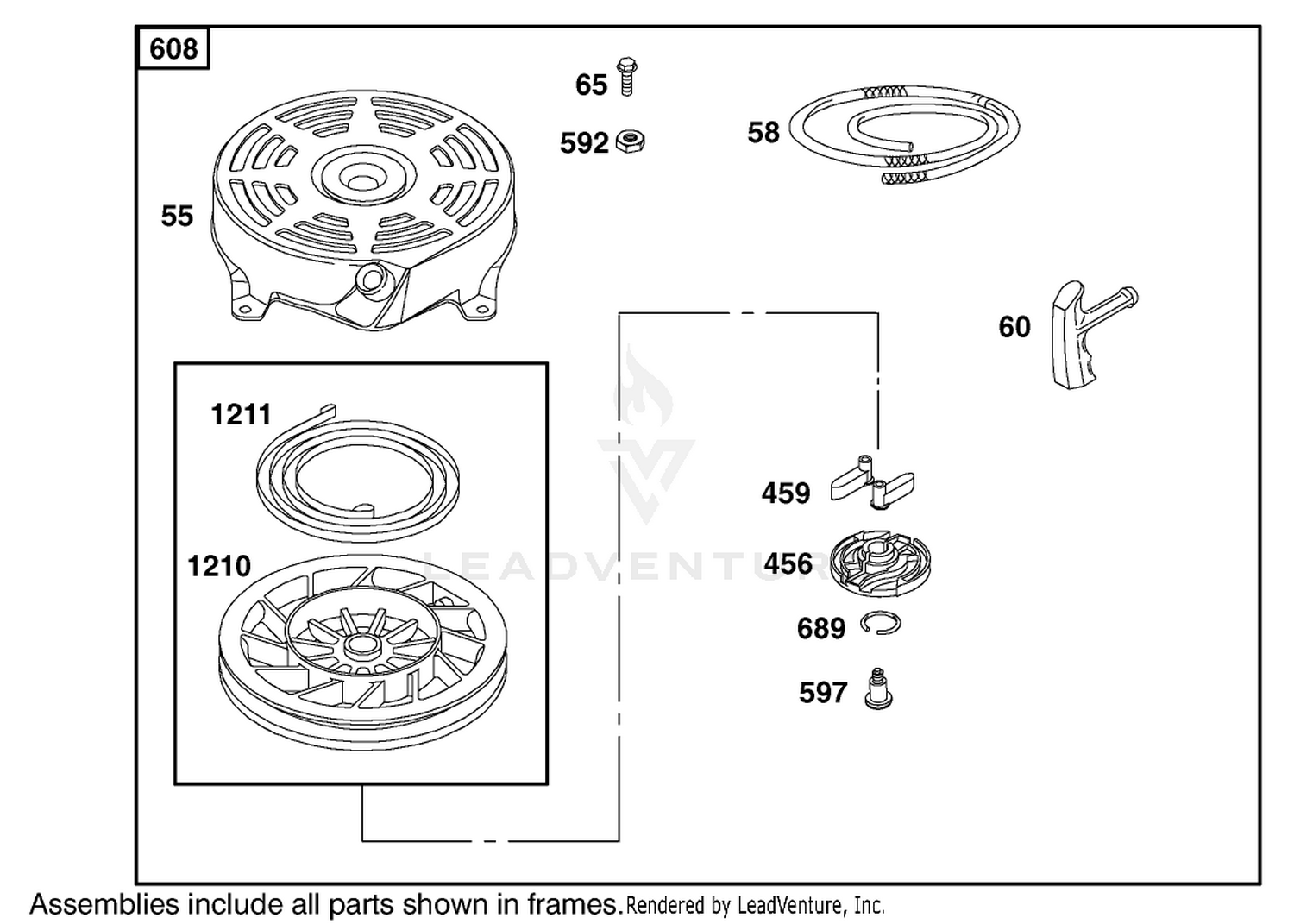 Engine Briggs  Stratton Model 123607-0153-E1 8