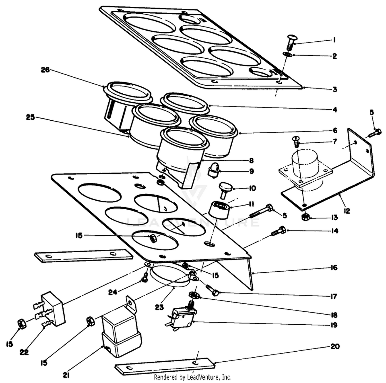 Upper Control Panel Assembly