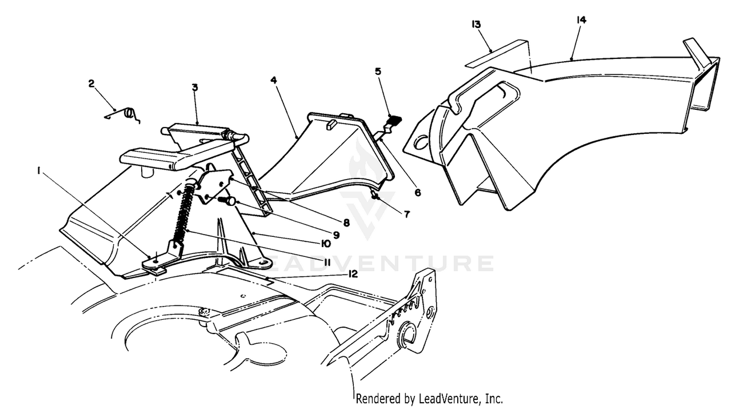 Recycler Side Discharge Kit Model No. 59189 (optional)