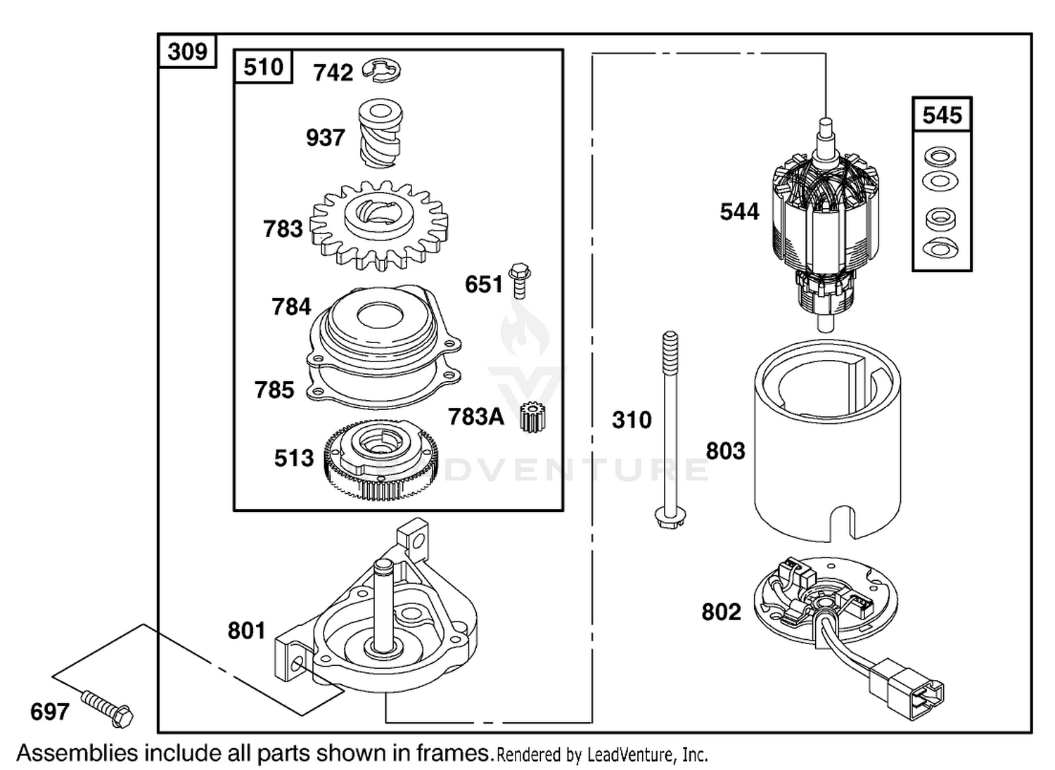 Engine Briggs  Stratton Model 123607-0153-E1 10