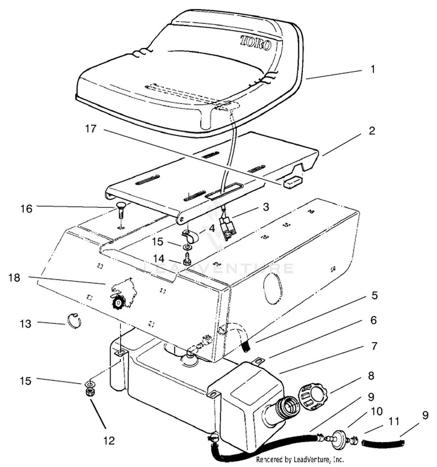 Deat  Gas Tank Assembly