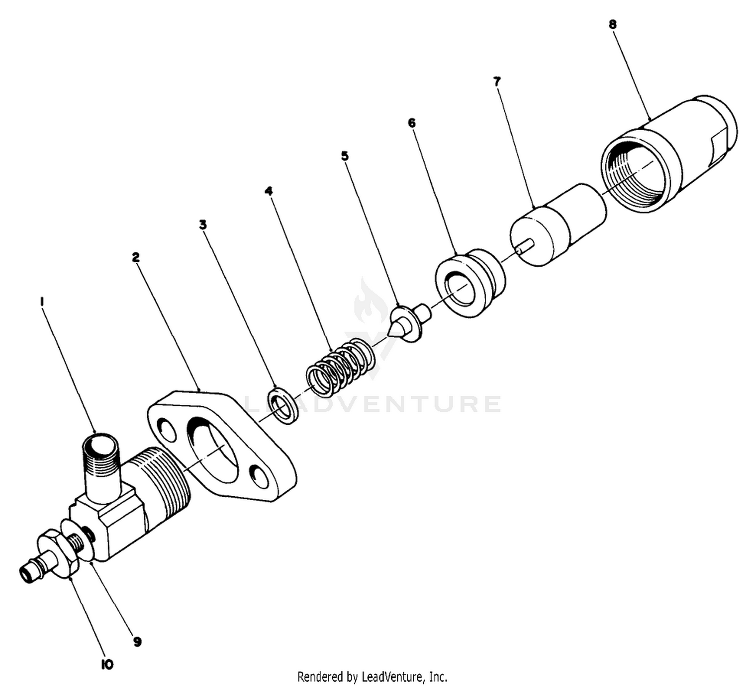 Nozzle  Holder Assembly No. 44-8070
