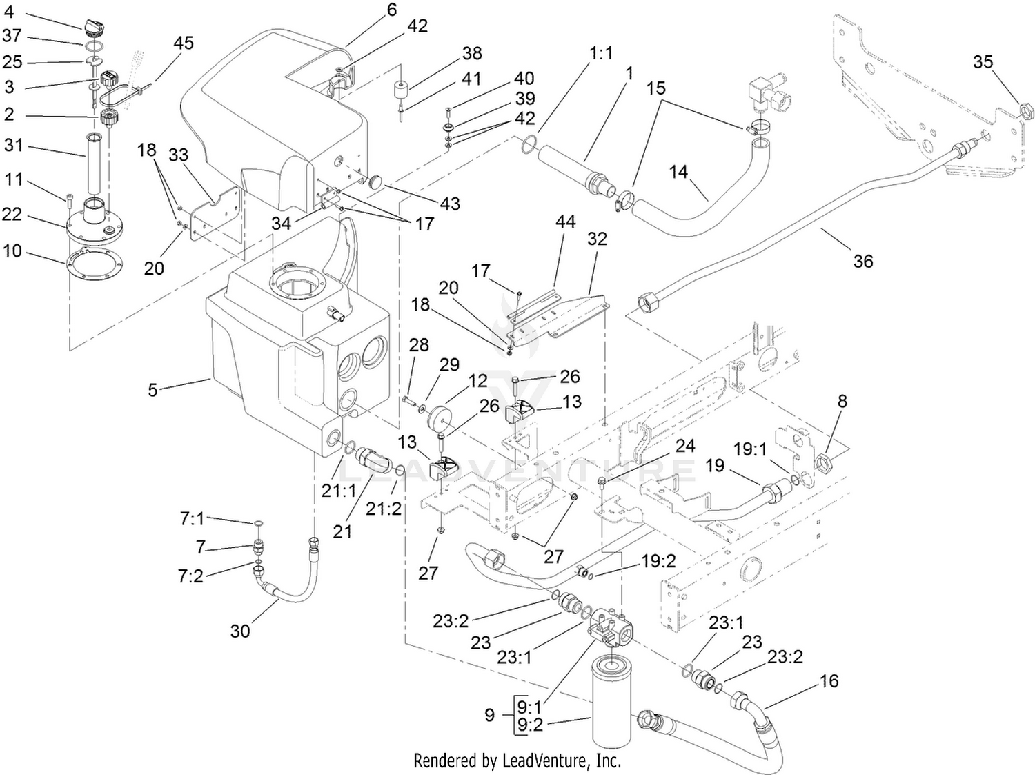 Hydraulic Tank Assembly