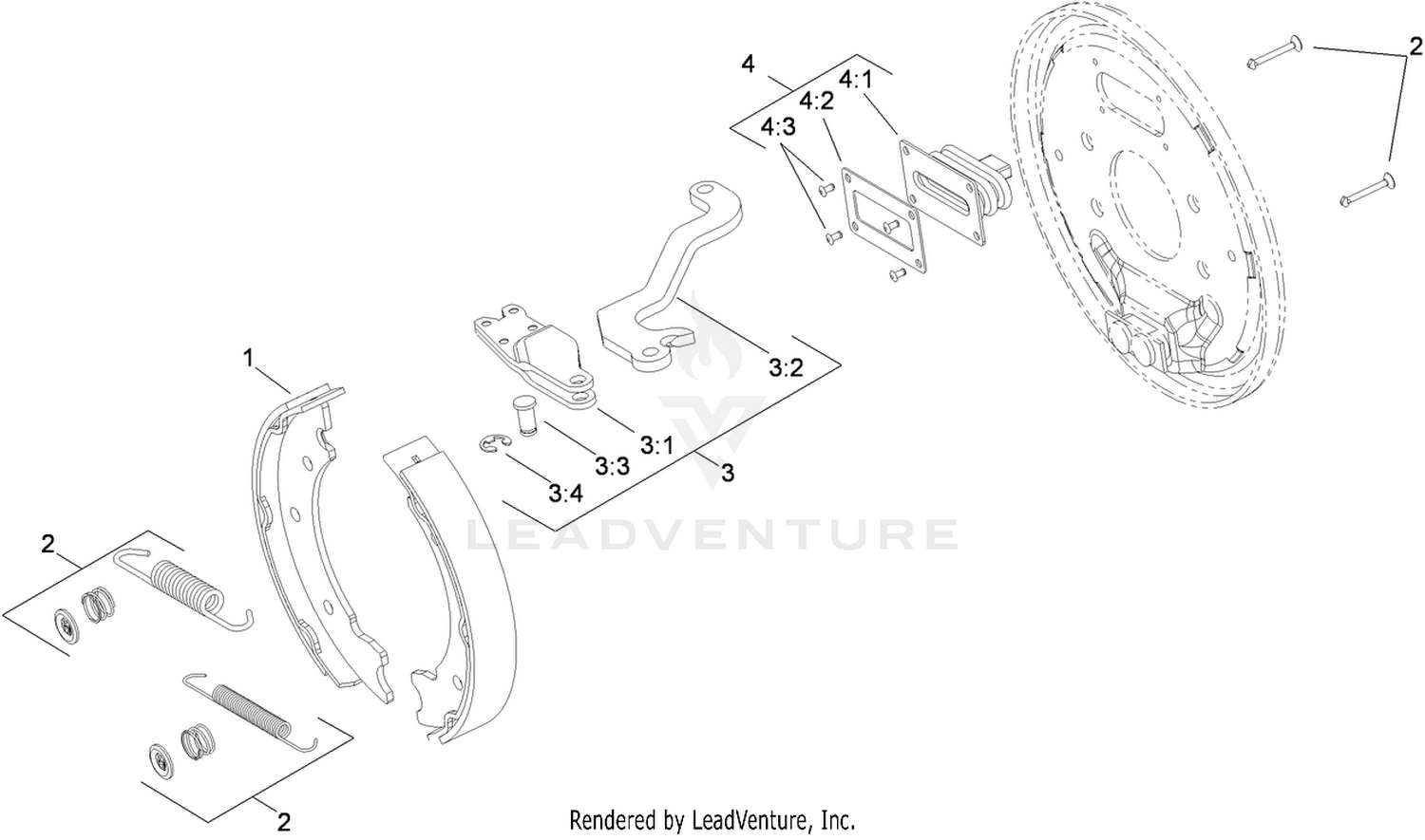 RH Brake Assembly No. 110-8871