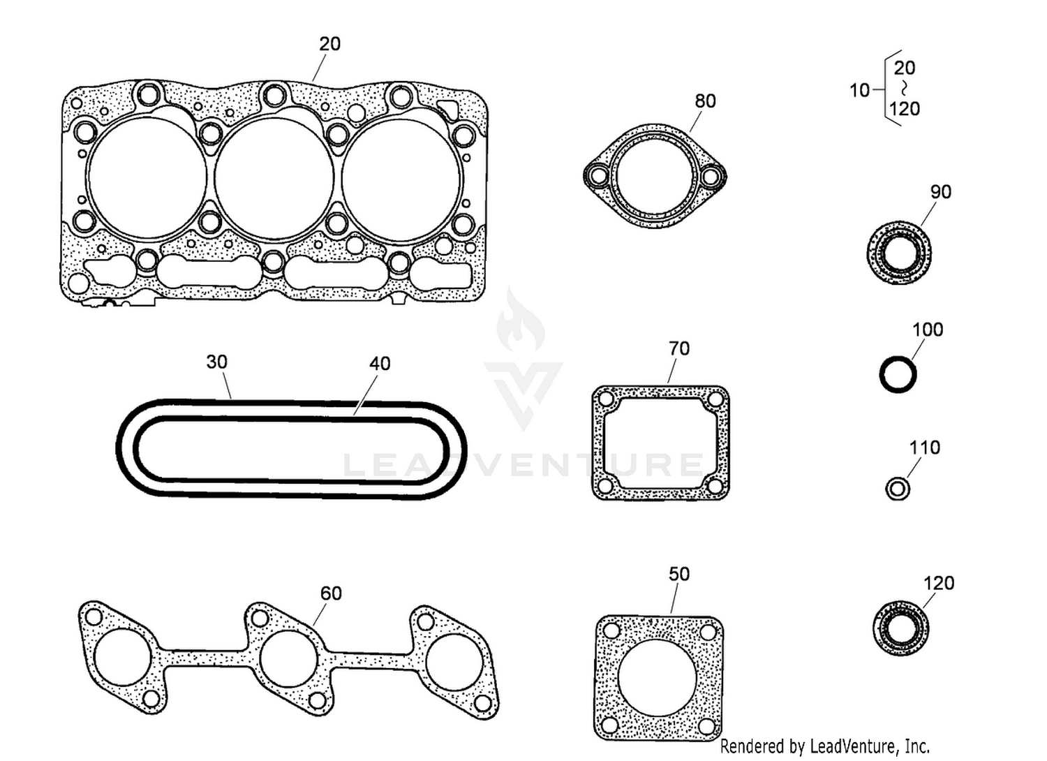 Upper Gasket Kit