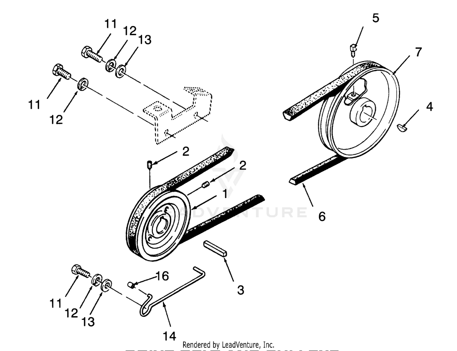 Drive Belt And Pulleys