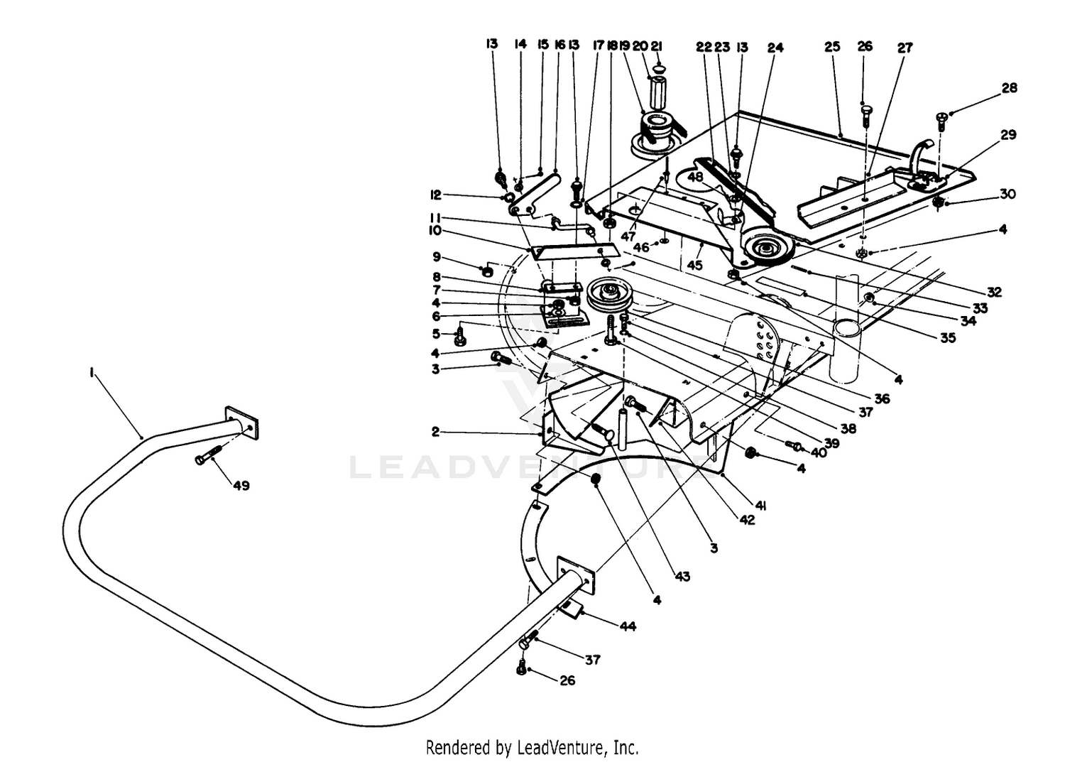 52" BLOWER KIT MODEL NO. 30502 (Optional)(Continued)
