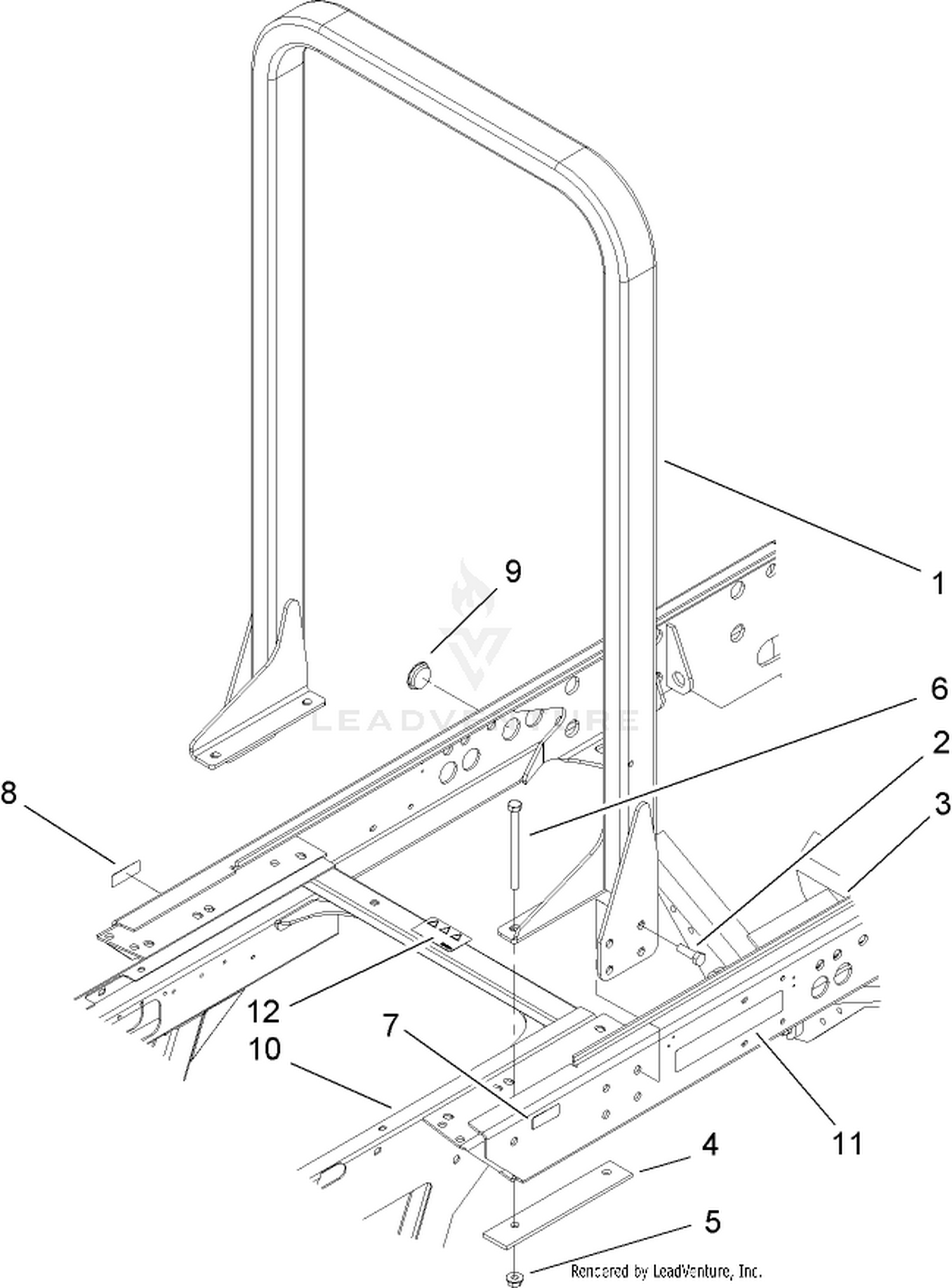 Roll-Over Protection System and Frame Assembly