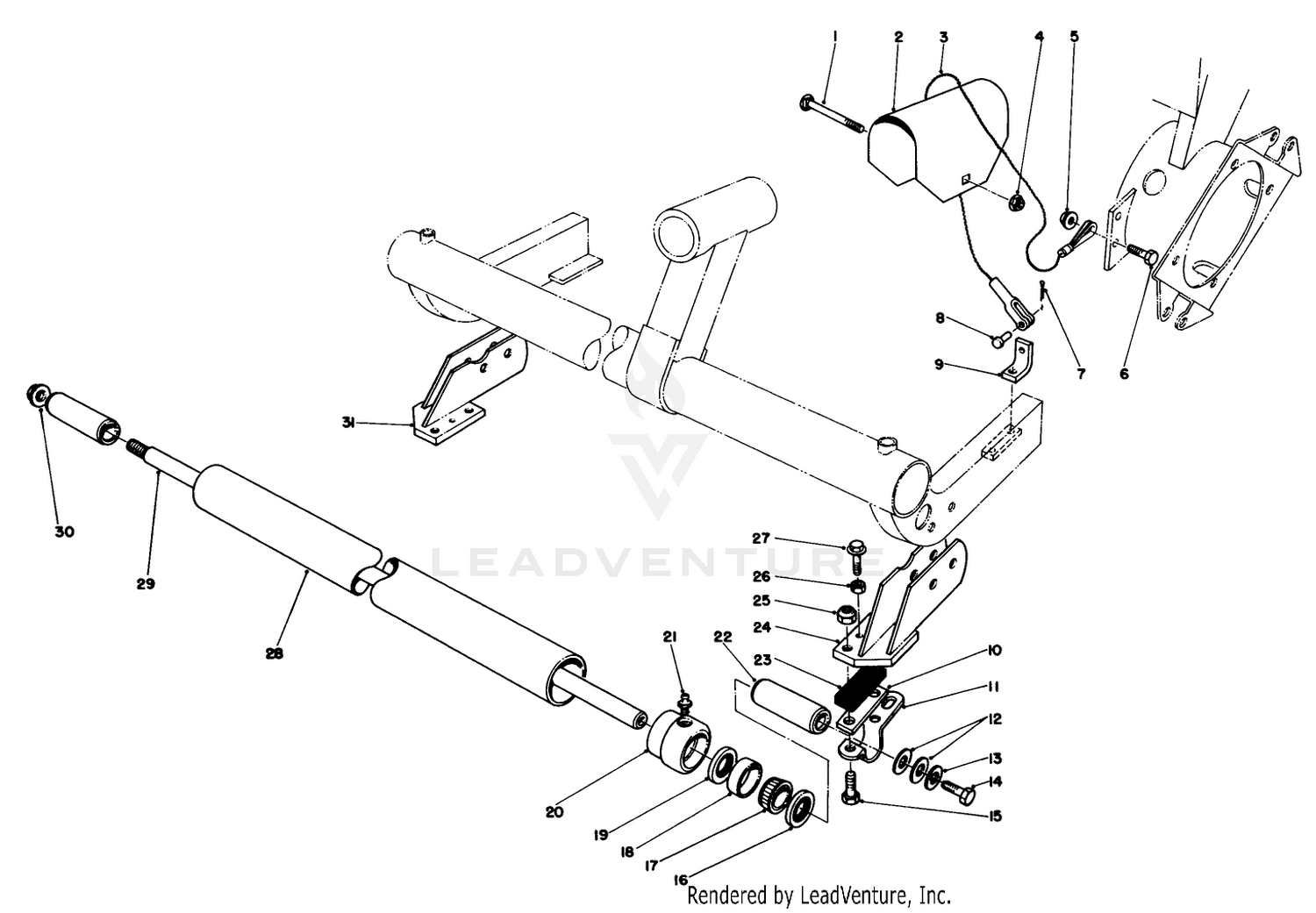 Front Roller Kit Model No. 03588 (optional)