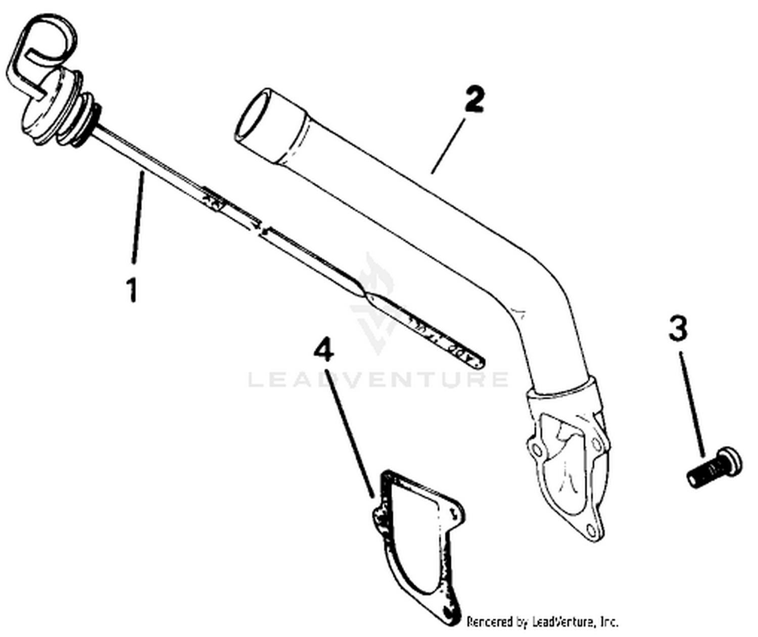 Dipstick-Engine Assembly-Kohler Model No. M16s-711533