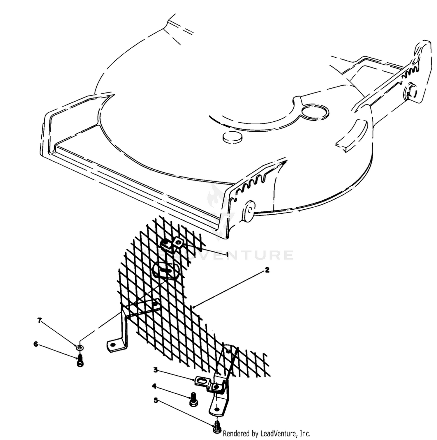 Leaf Shredder Kit Model No. 59157 (optional)
