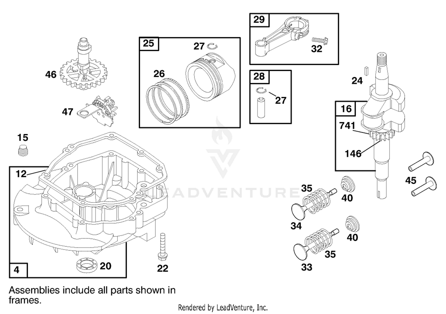 Engine Briggs  Stratton Model 12u802-1739-E1 2