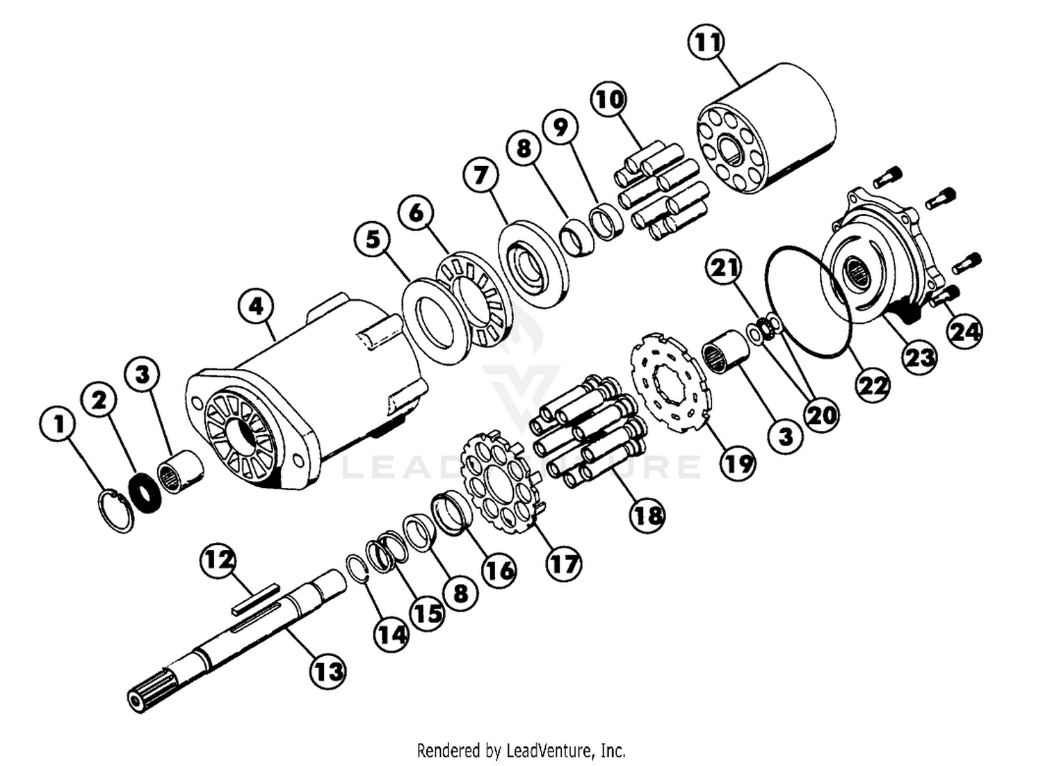 PISTON MOTOR (41755)