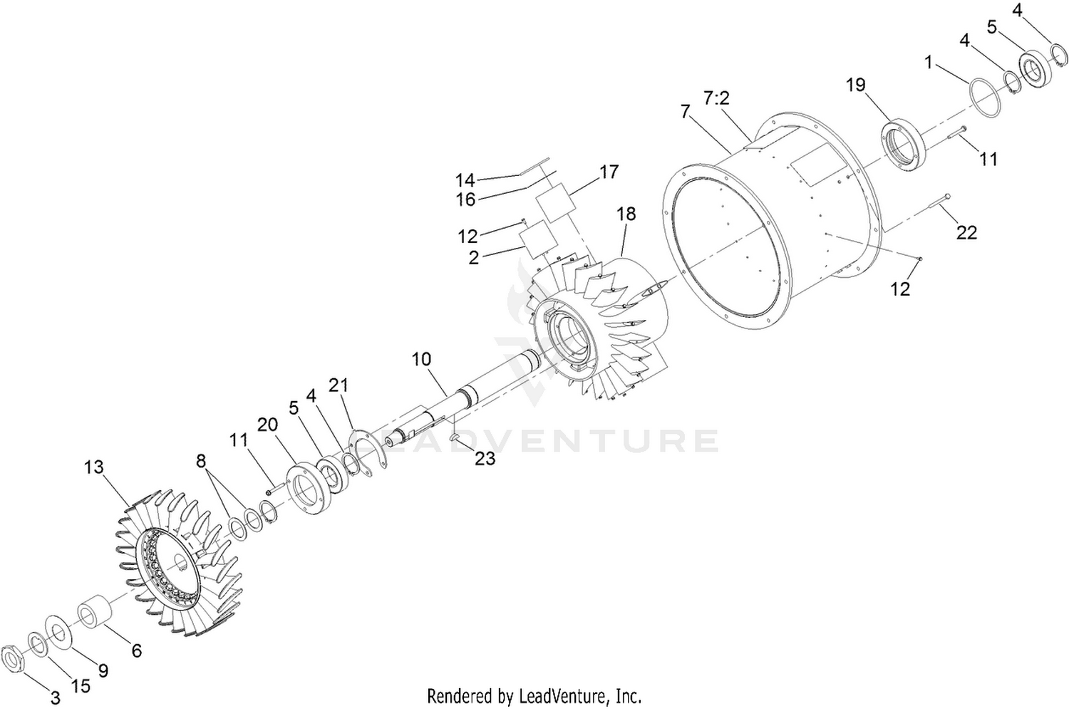 Turbine Assembly No. 125-4260