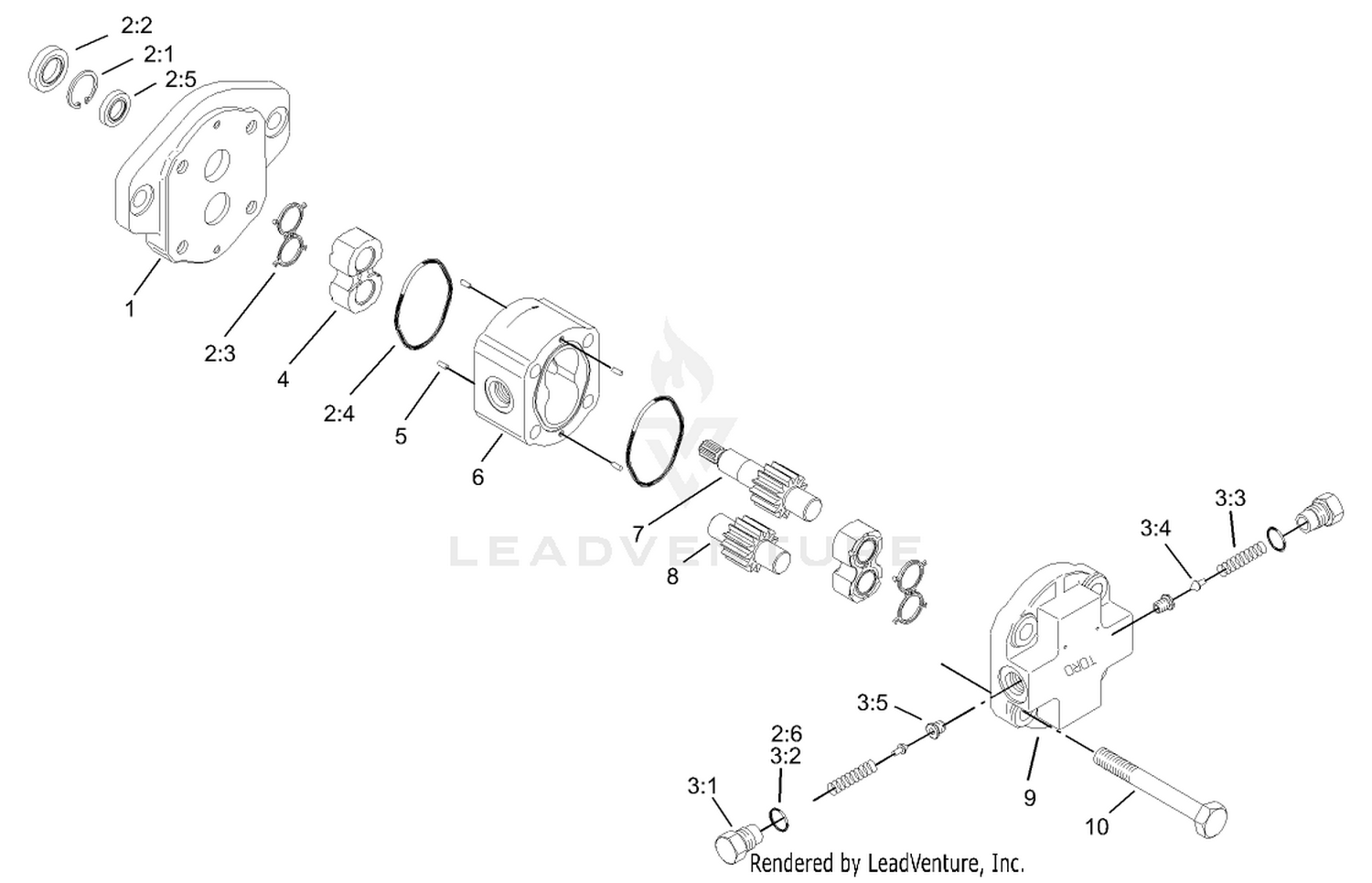 Hydraulic Motor Assembly No. 105-9820