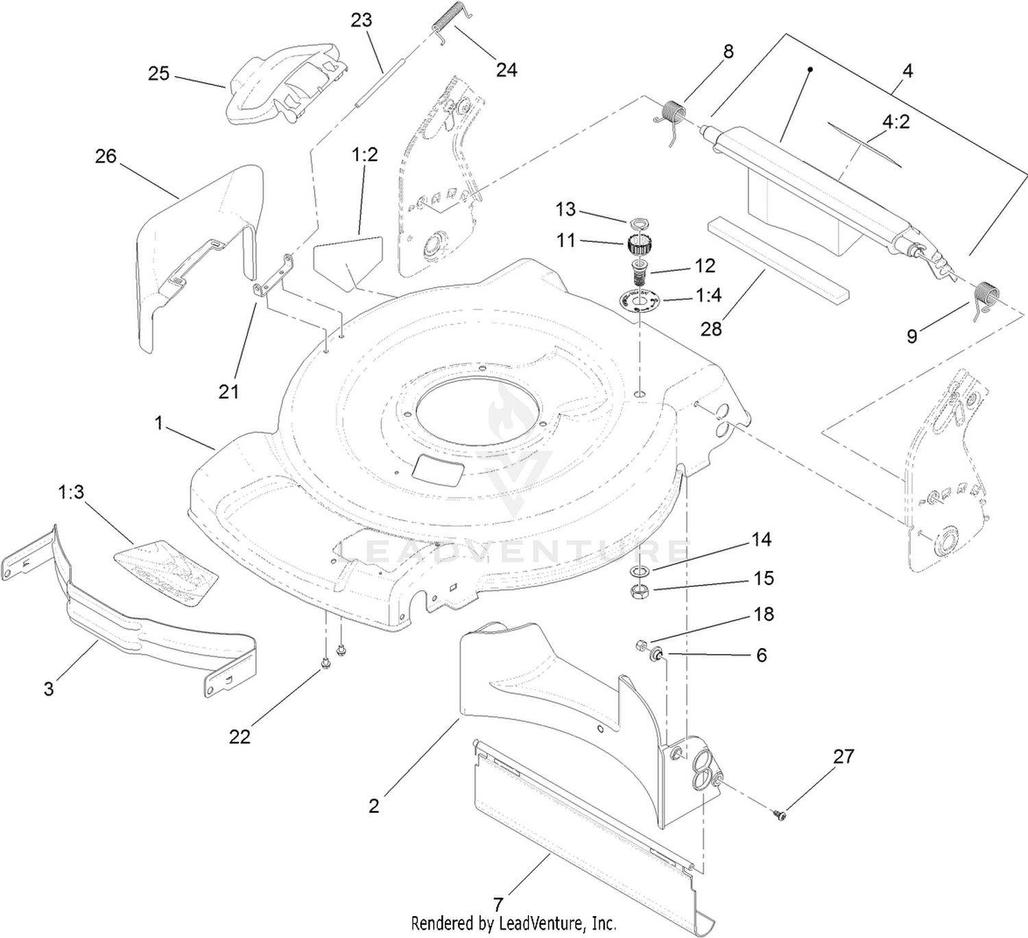 Housing and Rear Door Assembly