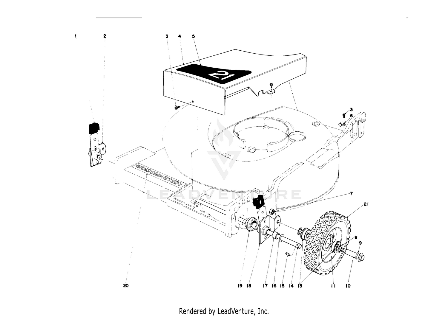 Front Wheel And Pivot Arm Assembly