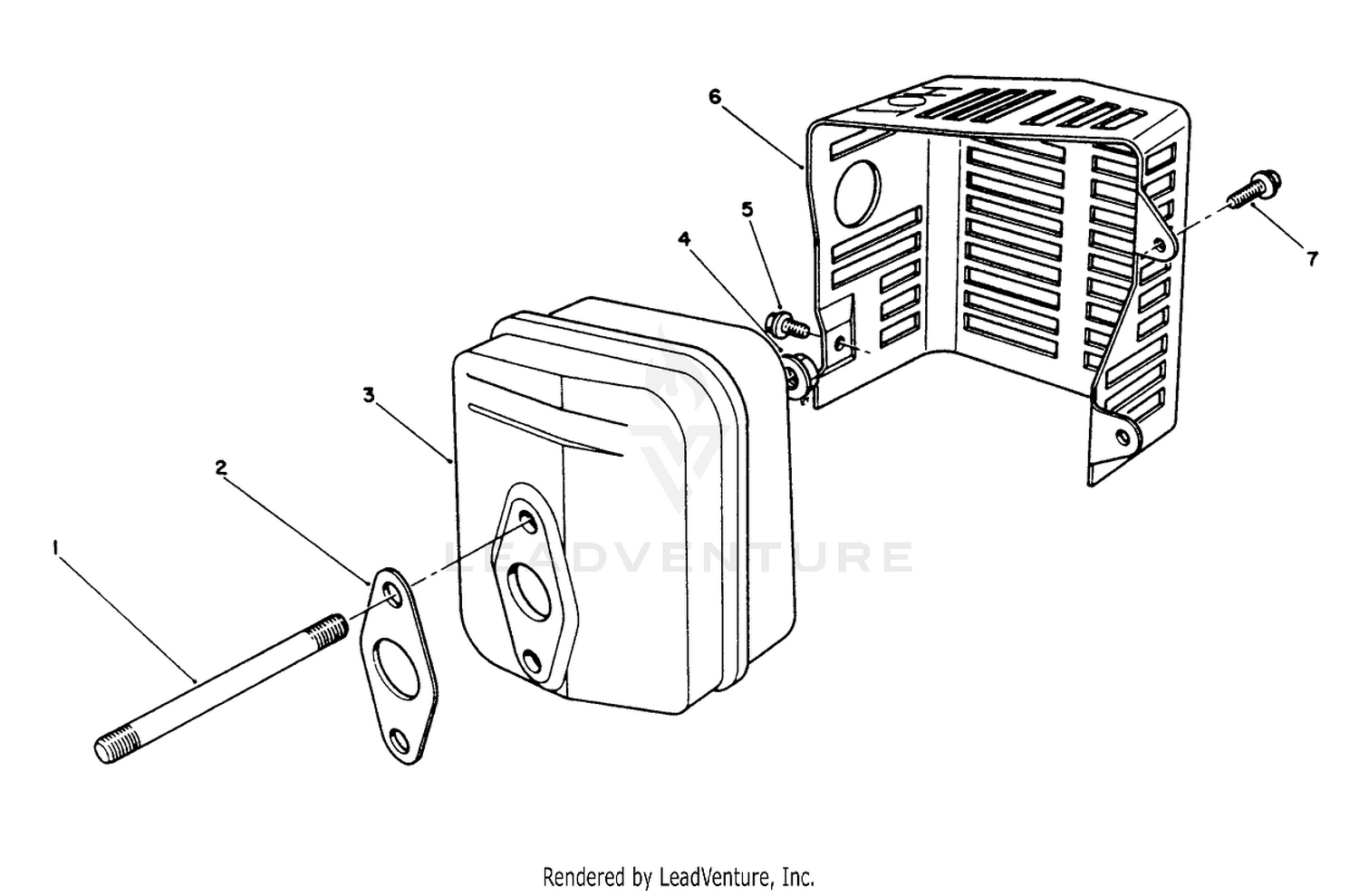 Muffler Assembly (model No. Vmk9-2)