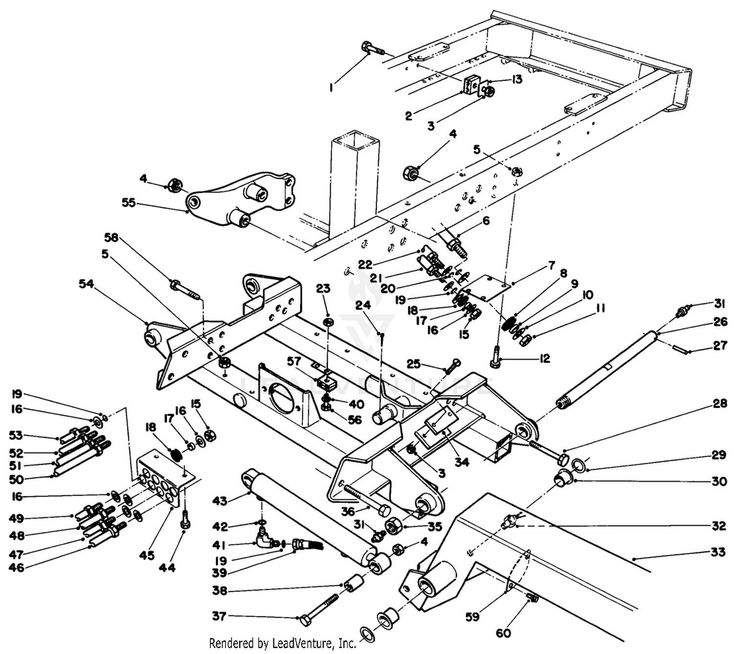 Wing Deck Lift Assembly