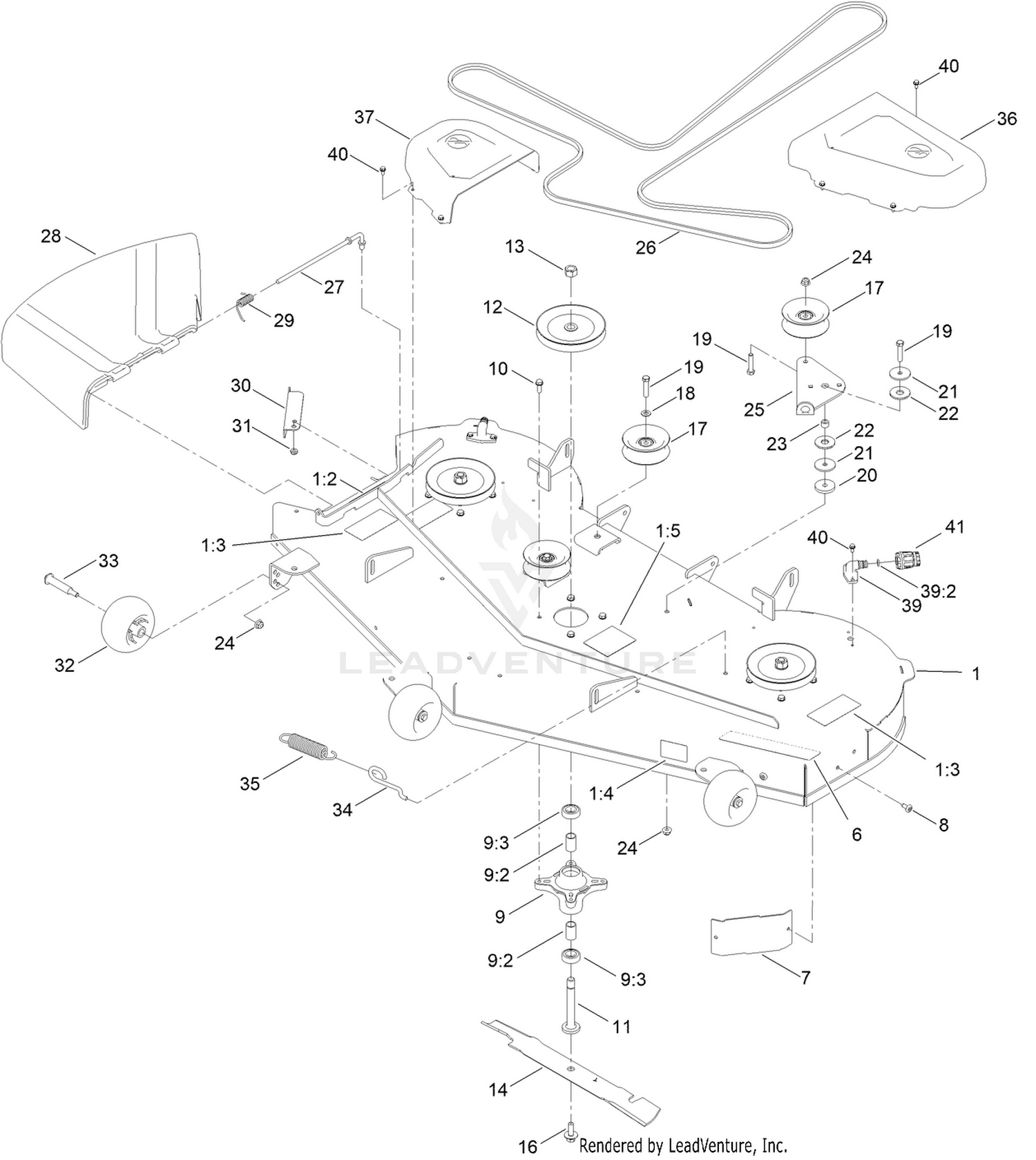 60 Inch Deck Assembly