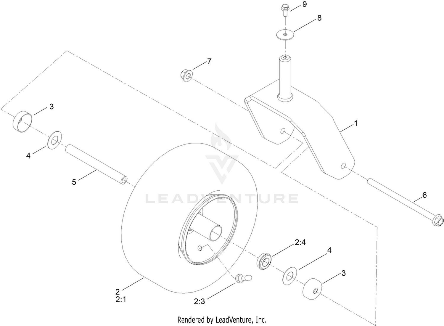 Caster Wheel Assembly