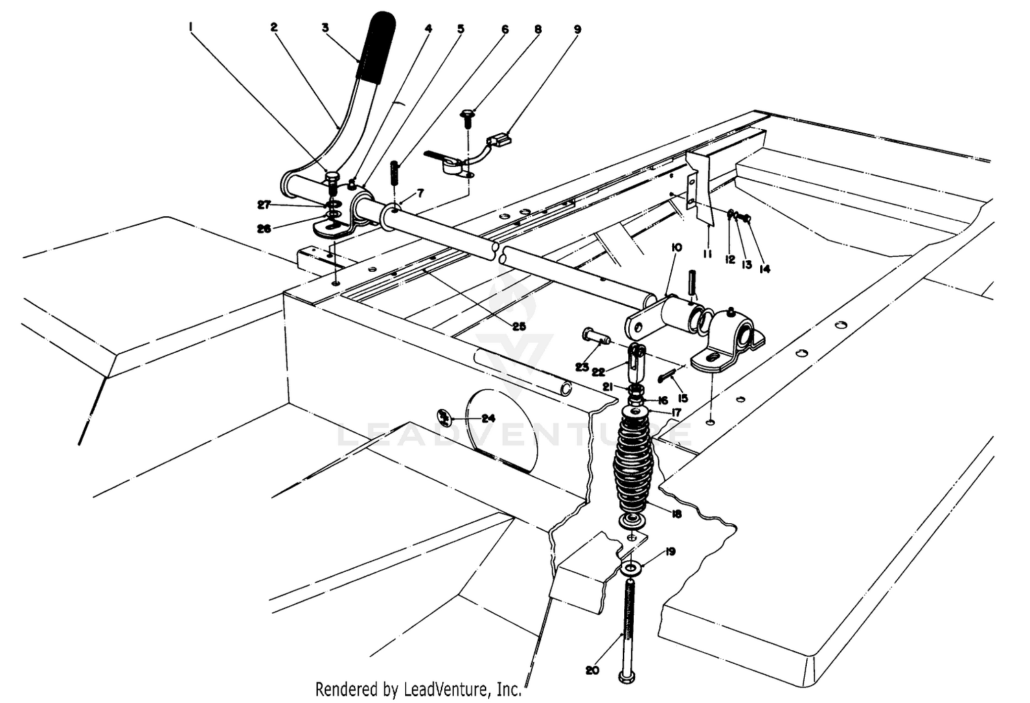 Power Take Off Lever Assembly