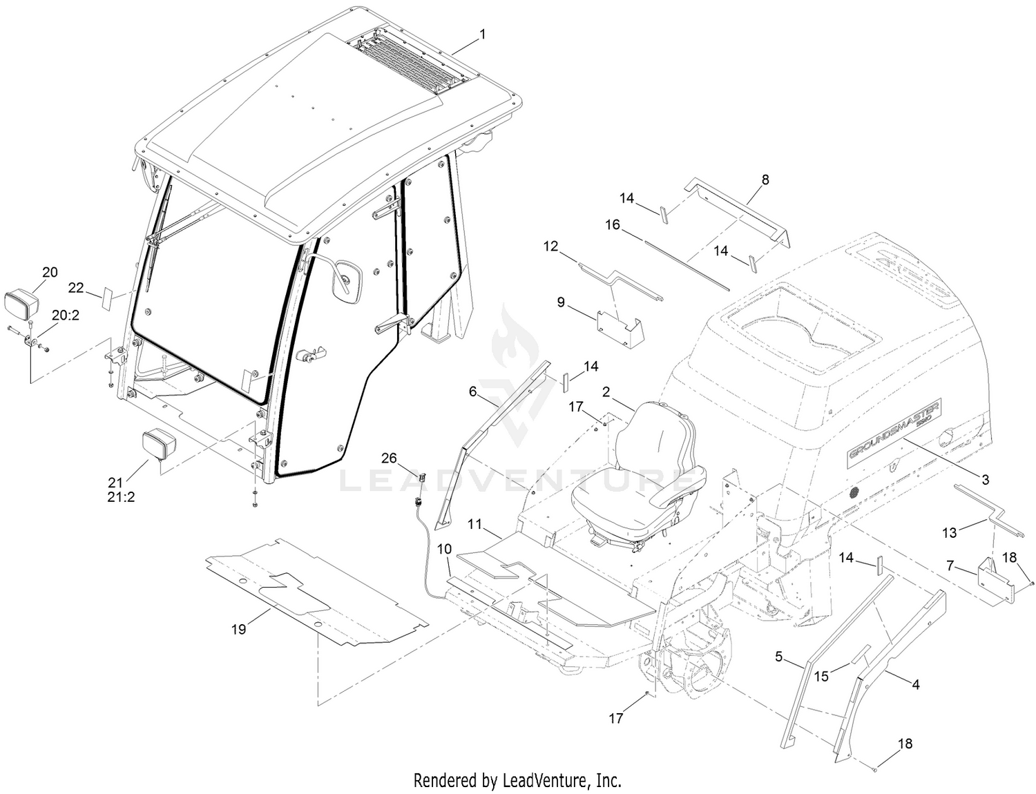 Cab Mounting Assembly