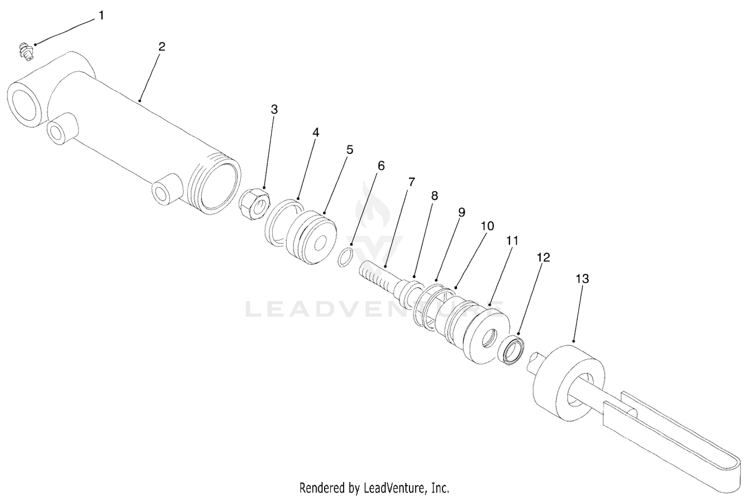 Hydraulic Cylinder No. 92-7421