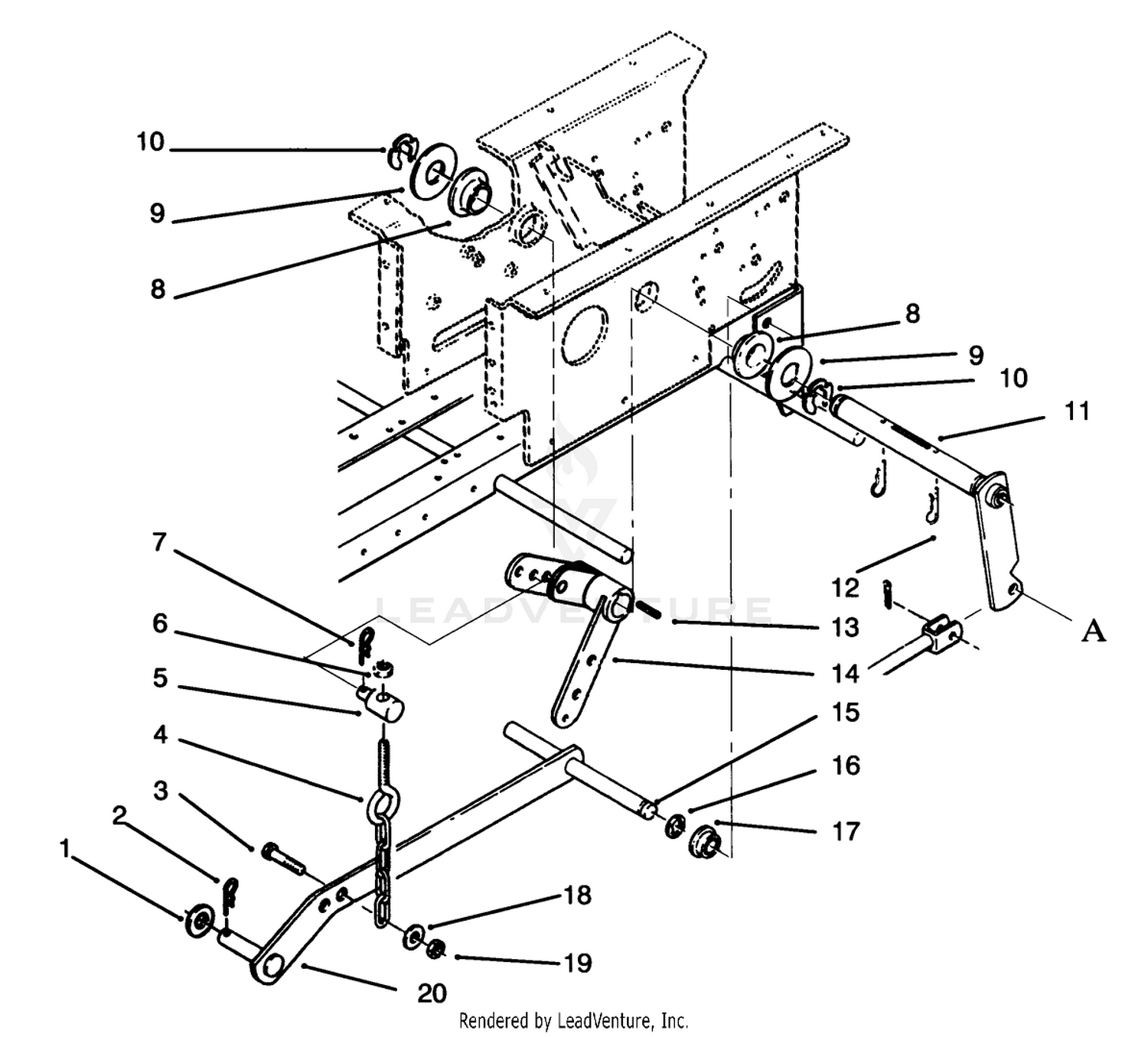 Hydrostatic Lift Linkage